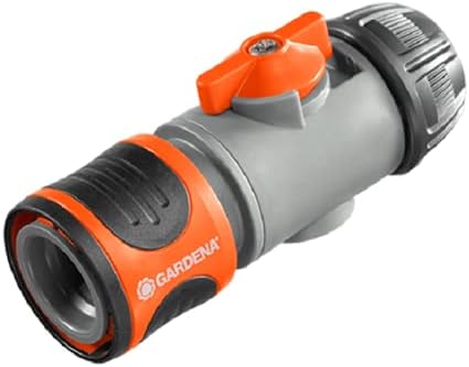 Hose Connector with Control Valve, Estándar, diameter int. 13-15 mm