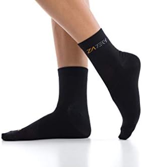 ZaTech Plantar Fasciitis Sock, Compression Socks (Black, Medium) - 5