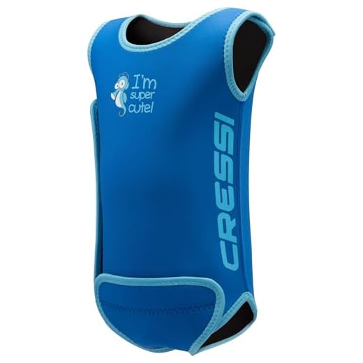 Cressi Infant Baby Warmer - Kinder Neopren Schwimmanzug, Blau, 6/12 Monate