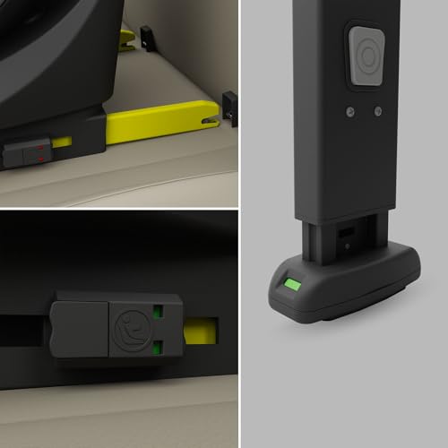 Kinderkraft I-360 2 Pro Seggiolino Auto 0-36 Kg, I-SIZE 40-150 Cm, Seggiolino 360 Girevole, Con Isofix Base, Reclinabile Posizione Sdraiata, Poggiatesta Regolabile, Gruppo 0 1 2 3, Nero - 4