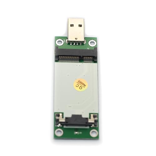 Mini PCIe WWAN Card to USB Adapter with SIM Slot, Mini PCI Express WWAN/LTE/4G Module Tester Converter, Support 30mm 50mm Wireless Wide Area Network Card