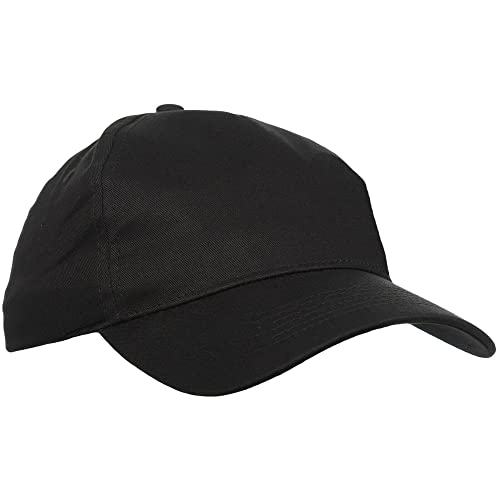 Image of Baseball Cap Mens Classic Adjustable by MIG - Work Casual Sports Leisure (Black)