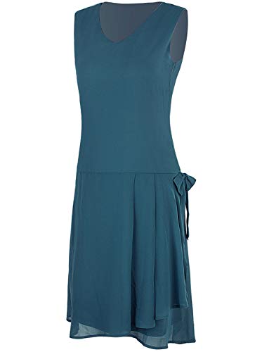 Vijiv Womens 1920s Inspired Flapper Dress High Tea Drape with Bow Fashion Roaring 20s Great Gastby Dress2