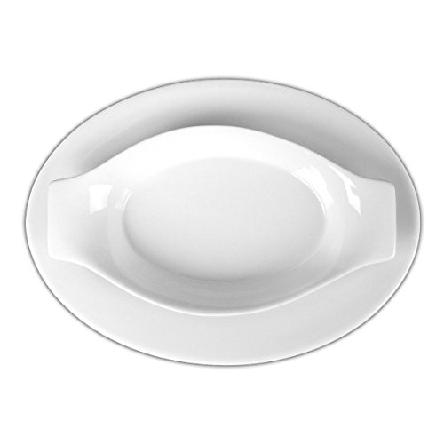 Bol 21 cm Holst Porcelaine WA 208012 blanc sur plateau de table pour service
