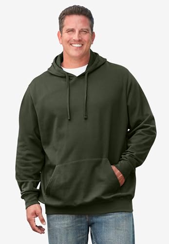 KingSize Men's Big & Tall Tall Ultra-Comfort Fleece Pullover4