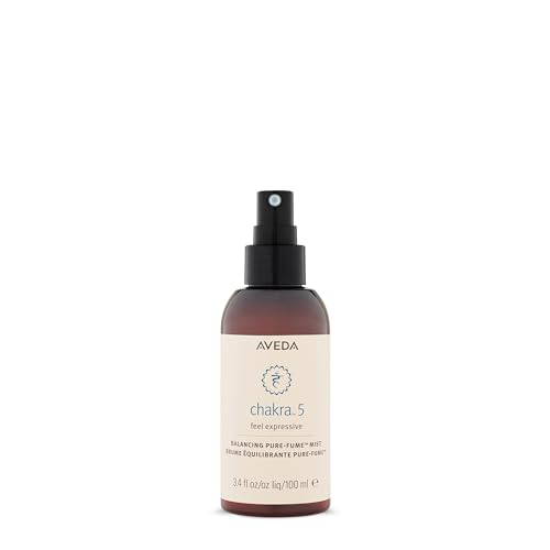 Aveda Chakra 5 Balancing Pure-Fume Mist: Throat | Body & Room Spray | Balances Throat Chakra | With Certified Organic Grapefruit, Rosemary, Ylang Ylang, 3.4 Fl Oz