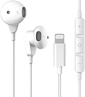 for iPhone Earphones,Wired Stereo Sound Headphones for iPhone 13 with Microphone and Volume Control,Noise earphone Cancellation Compatible with iPhone 13 Pro/12/12 Pro/11/XS/XS Max/XR/X/SE/8/7/7 Plus