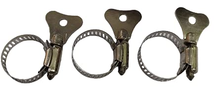 Beauty Tool Adjustable 1.25 Inch Diameter Stainless Steel (Metal) Hose Clamp, Range Turn Key Clamp, Pipe Clamp, Worm Gear Clamps Ideal for Plumbing, Automotive and Mechanical Applications | Pack Of 3 | (Silver Color) (B09GFT5S1X) Amazon Price History, Amazon Price Tracker
