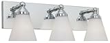 Designers Fountain 6493-CH 3 Light Bath Bar, Chrome