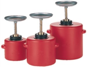 Safety Plunger Cans-High Density Polyethylene -1 Gallon