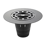 Danco 11086 Shower Drain Cover, Matte Black