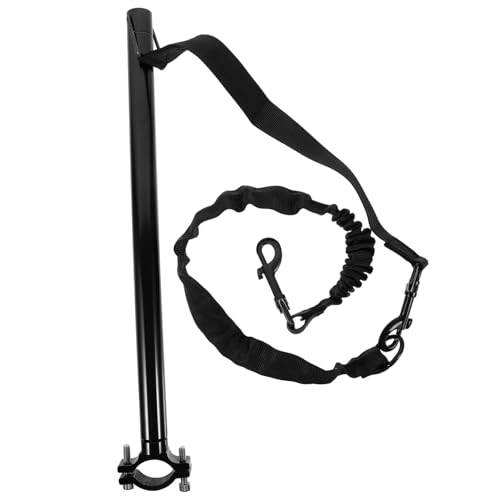 Toddmomy 1 Set Dog Training Leash for Bicycles Black Pet Traction Rope for Walking and Riding for Active Dog Owners
