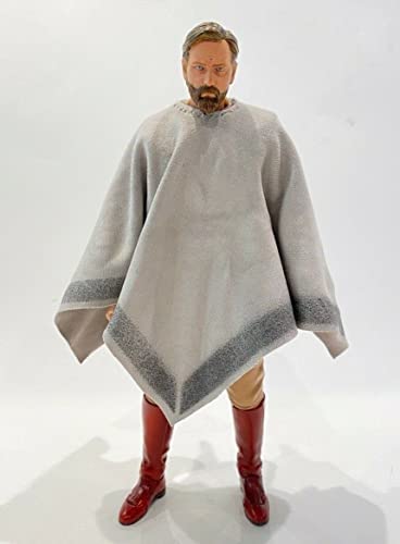 Semsons Figlot 1/12 Scale Fabric Poncho For 6Inch Star Wars Black Qui Gon Jinn Action Figure (Figure Not Included) #TOP1