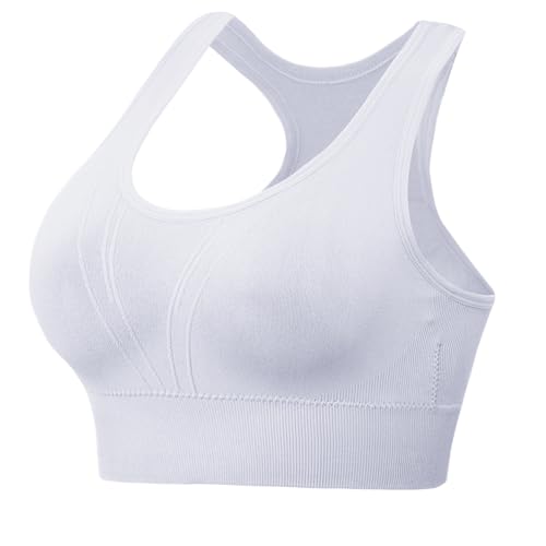 Litherday Sujetador Deportivo Mujer Sin Costuras de Alto Impacto Extraíbles Bra Deportivo Push Up para Yoga Running Fitness y Entrenamiento Tallas