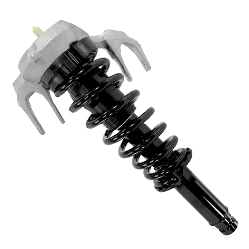 Image of Detroit Axle - AWD Front Struts Rear Shocks for 2008-2013 Cadillac CTS, 2 Complete Struts and Coil Spring Assembly 2 Shock Absorbers 2009 2010 2011 2012 Replacement