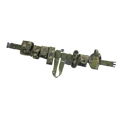 Outdoor Duty Belts Waist Belt with Pouch Wear Resistant Multiuse Patrol Belt for