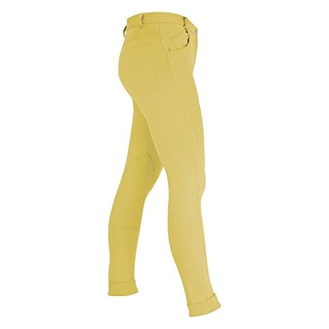 HyPERFORMANCE Melton Ladies Jodhpurs Canary 34 Cover