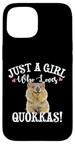Cute Funny Aussie Womens Just A Girl Who Loves Quokka Lover �X�}�z�P�[�X iPhone 15 �p
