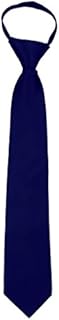 Buy Your Ties ZIP-ADF-23 - Mens Solid Color Zipper Necktie