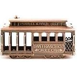 (5 7/18) CM San Francisco Cable Car Pencil Sharpener AC Includes Copyrighted CA Bear Magnet