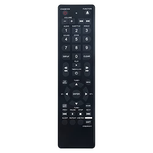 New 076E0RX011 Replace Remote Control 076E0RX011 Blu-ray Remote Control Replacement fit for Pioneer Blu-ray Player 076E0RX011 XW-NAV1K XW-NAV1K-K Remote Controller