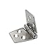 YWZHENYU 4 Pack 3’’ x 1.5’’ Boat Hinge 304 Stainless Steel Boat Hatch Hinges Door Hinges for Boats, Cabinet, Hatch, RVs
