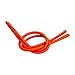 HealthAndYoga™ Enema Rubber Colon Tube - Closed End (20” x 26 FR) - Long Red Latex Hose for Higher Deeper Gut Cleanse – Compatible Replaceable Supplies - Coffee Enema & Gerson’s Therapy (Pack of 1)