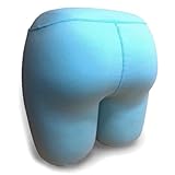The Buttress Pillow – All-Natural Latex Foam Butt-Shaped Pillow for Sleep, Stress Relief, and Comfort – Ergonomic Design for Side, Back, and Stomach Sleepers – Removable Cover Included