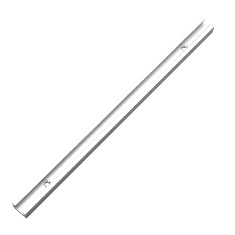 VIDOO Stolarska Szyna T-Track 19 * 12.7mm z Nawierconymi Otworami Montażowymi do Szybkich Zacisków Szynowych Rowków M6/M8 Docisków i Grzebieni Stolarskich-1220mm