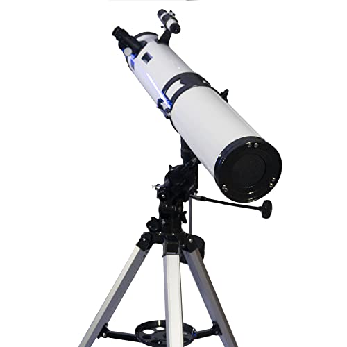 Telescópio Refletor Newtoniano 114mm Uranum Equatorial Astronômico Luneta Para ver Nebulosas Planeta