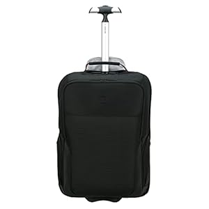 DELSEY PARIS Kabinentrolley Rucksack mit PC-Schutzfach Rucksack, 51 cm, 34, 8 Liter, Schwarz 00394465000