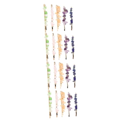 Barrettes en cristal pour femmes lot de 4 bijoux de cheveux pierres pinces