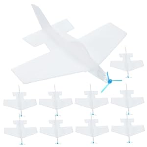 ADOCARN 10 Stück Gleitflugzeuge Bastelspielzeug