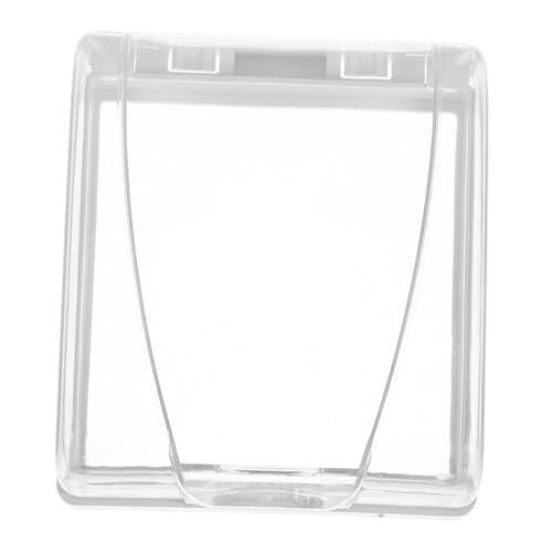 Mipcase Copripresa Adesivo Trasparente Tipo per Bagno Protezione Antischizzi Prese Elettriche Resistente alle Intemperie Senza Attrezzi