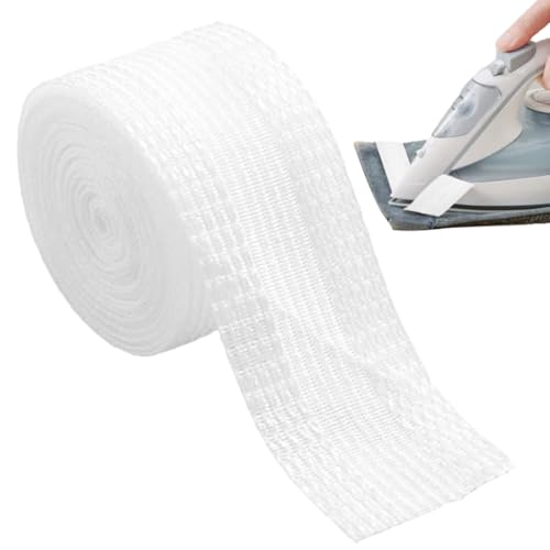 Lytonix 10 M Ruban Thermocollant pour Ourlet, Ourlet Thermocollant Pantalon, Aucune Couture Nécessaire Thermocollante Adhésive, Ruban Thermocollant Adhésif pour Ourlet pour Pantalons, Jupes, Rideaux