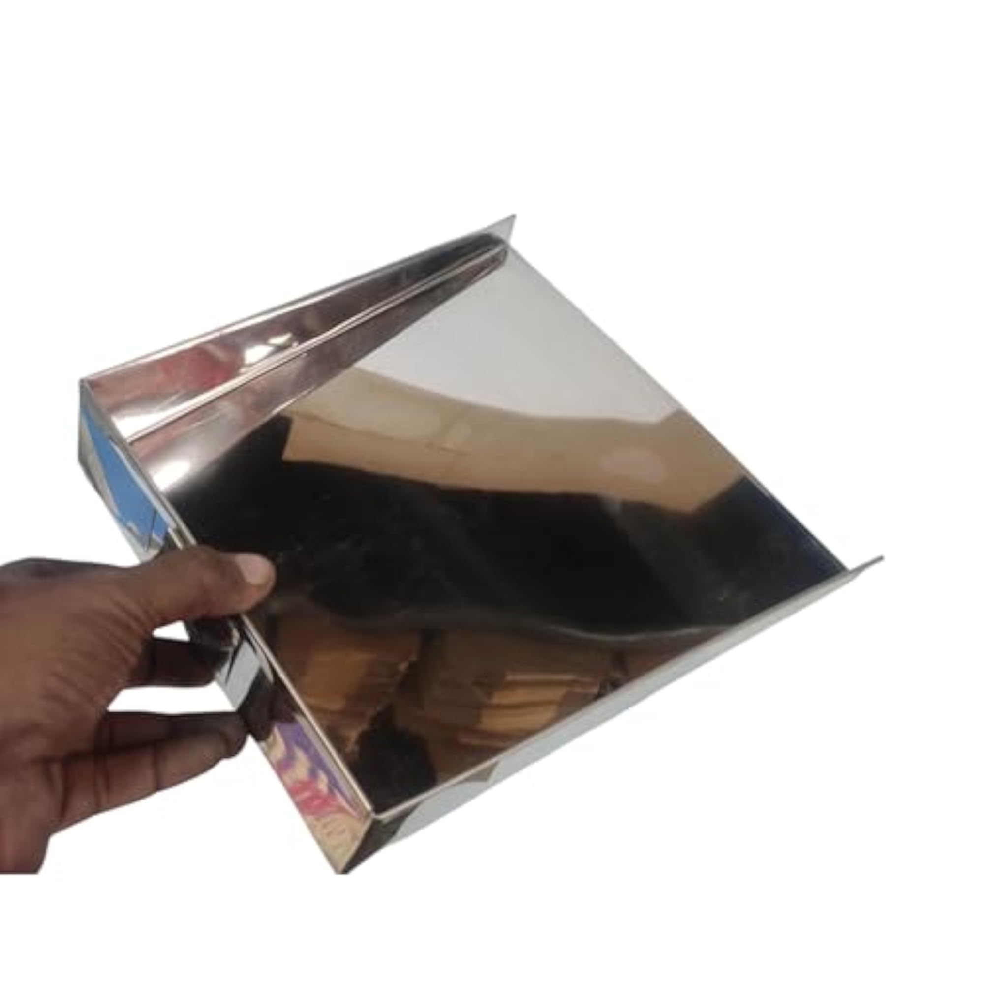 Stainless Steel Dust Pan, Standard Size for Easy Cleaning