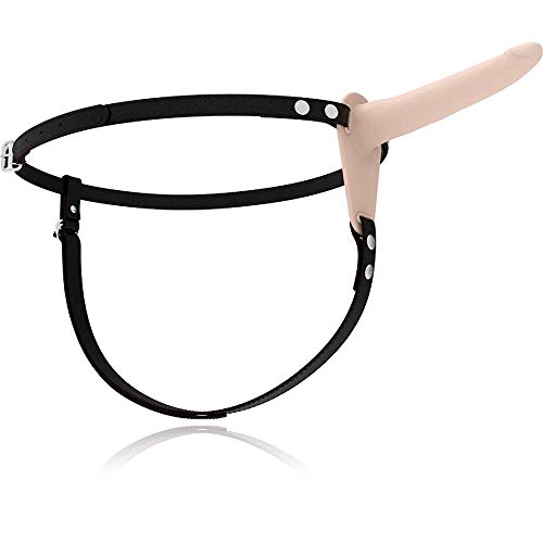 FETISH SUBMISSIVE HARNESS - Flesh Silicone Vibrator 15 CM