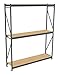Tennsco BU-9648120PS-LGY Bulk Storage Rack, Particleboard Decking, Starter Units, 4 Reinforcements, 2150 Lbs Load Capacity, 96" Width, 48" Length, 120" Height, Light Grey