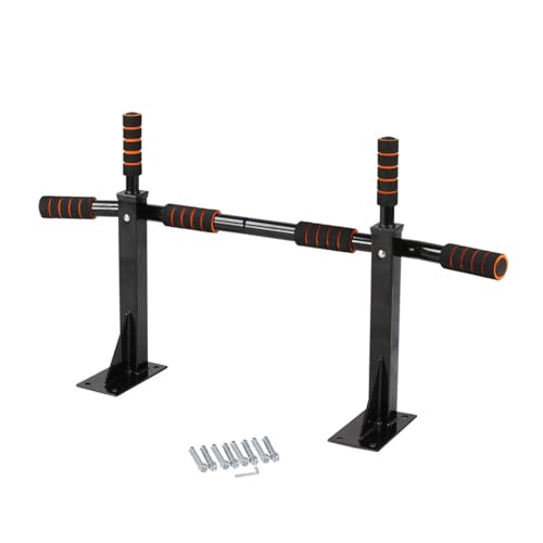 Barra de dominadas de pared para ejercicio en interiores y equipo de fondos