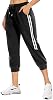 Pantalones Capri Deportivos para Mujer KaiDi - Pantalones Casuales con Bolsillos y Cordón para Yoga 2