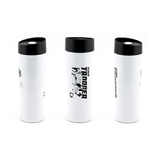 Dajar Star Wars - Botella térmica (400 ml), color blanco