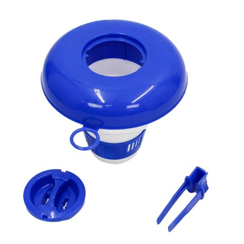 Distributeur de Chlore Flottant de 12.7cm, Distributeur de Pastilles de Chlore, Flotteur Réglable pour Piscines Intérieures et Extérieures, Spas