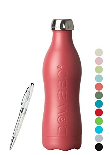Preisvergleich Produktbild DOWABO Single Wall Trinkflasche / umweltfreundliche Edelstahlflasche / 800 ml / 1200 ml / versch. Farben / inkl. Lieblingsmensch Kugelschreiber