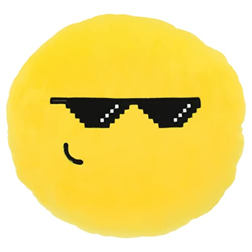 S SUMEX Cojín Emoji Divertido Gafas de Sol Cojín para Coche o Casa Confortable y Suave Pareja