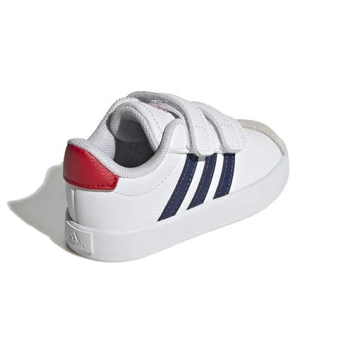 Image of adidas Boys Vl Court 3.0 Slip On Sneakers Shoes Casual - Pink, White