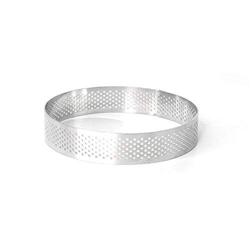 Aomerrt 1PCS Round Stainless Steel Cake Molds Mousse Cake Tart Circle Mold Pizza...