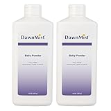 Dukal DawnMist Cornstarch Baby Powder 14 oz – Pack of 2 | Gentle, Talc-Free Formula for Baby & Adult Use, Soothes & Absorbs Moisture