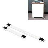 Extendable Washing Machine Mobile Roller, 1 Pair Furniture Mobile Roller Extendable Appliance Roller for Washing, Stacked Washer & Dryer Units