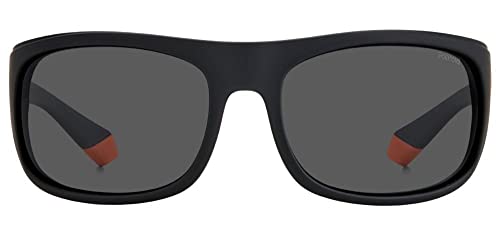 POLAROID PLD 2125/S 8LZ BLACK ORANGE 66/18/125 MAN Sunglasses2