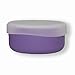 modern-twist Snack Bowl with Lid 100% plastic free silicone waterproof, dishwasher safe, Lavender